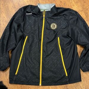 Reebok Center Ice Collection Boston Bruins KineticFit Windbreaker size 2XL